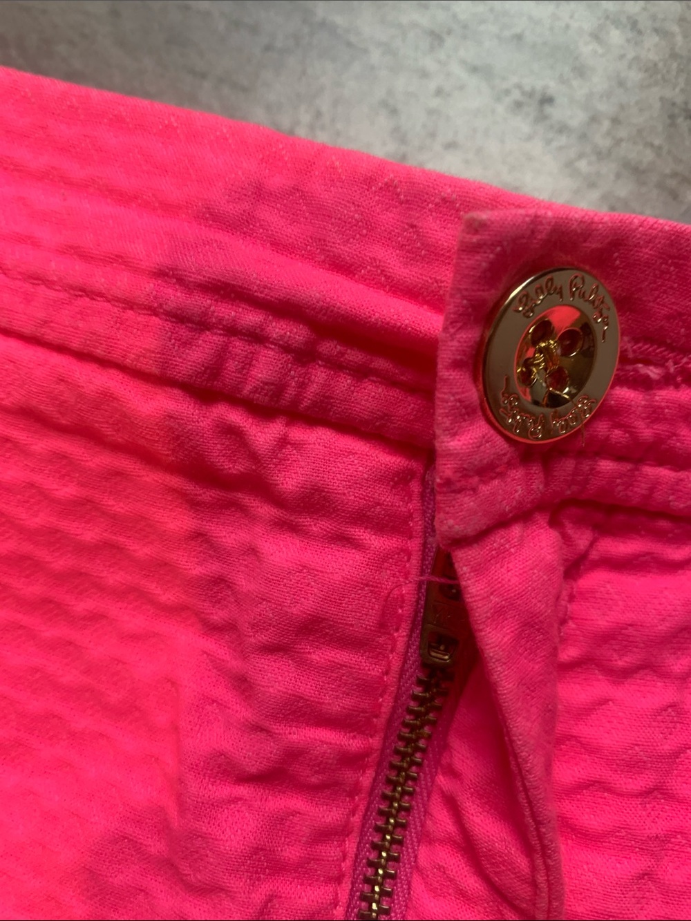 Lilly Pulitzer Bright Pink Scalloped Hem Skirt - Picture 14 of 16